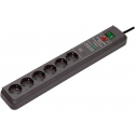 Brennenstuhl Secure-Tec Surge Protection 15.000 A Juoda 6 AC išvestis(ys / čių) 3 m Brennenstuhl Secure-Tec Surge Protection 15.000 A Juoda 6 AC išvestis(ys / čių) 3 m
