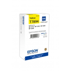 Epson T7894 tintes kārtridžs 1 pcs Oriģināls Ekstra (Super) augsta produktivitāte Dzeltens