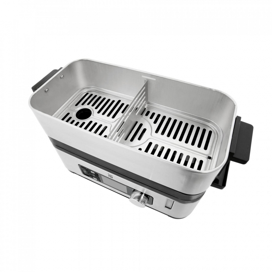 WMF KITCHENminis 0415090011 tvaika katls 2 siets/ sieti Novietojams uz galda 900 W Melns, Nerūsējošs – 2