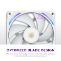 NZXT F280X Computer case Fan 14 cm White 1 pc(s)