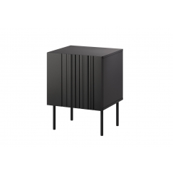 Cama Naktinis staliukas 2 vnt ISLA 44,5x40x59 juodas matinis