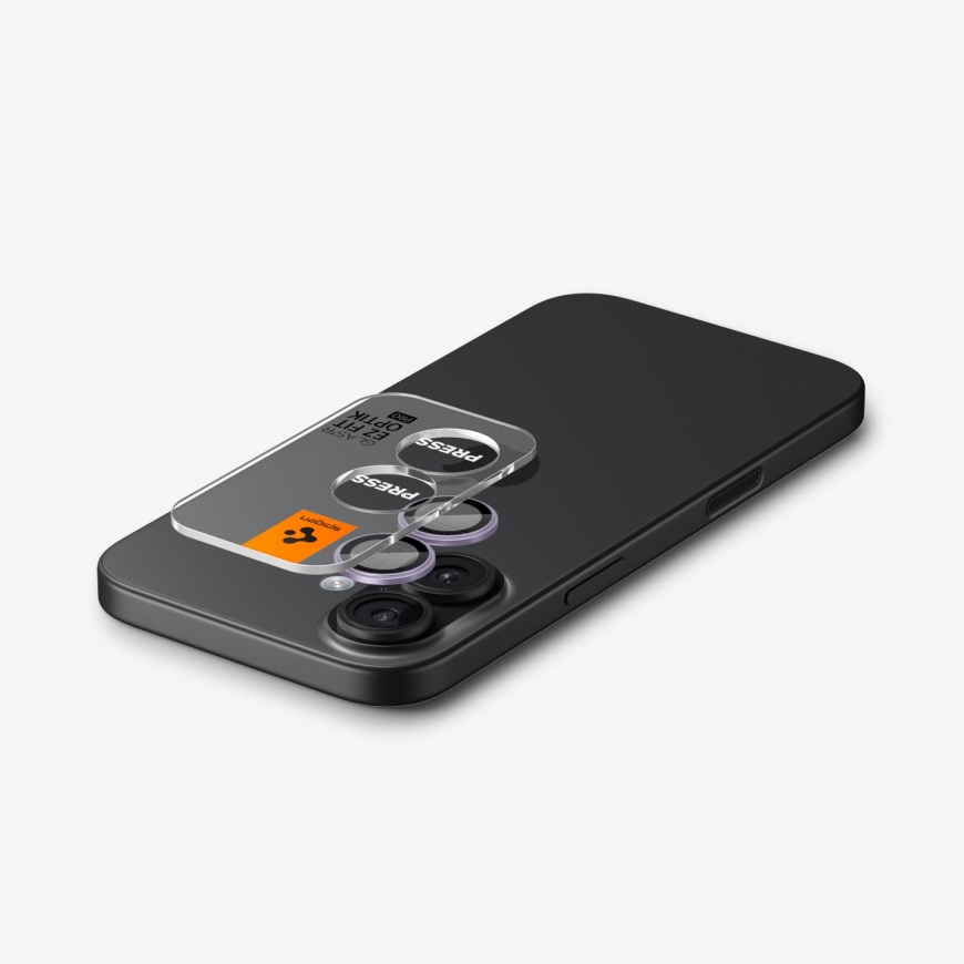 Spigen Optik Pro EZ Fit iPhone 17 Lens Protector Purple – 2