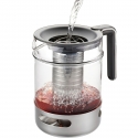GEFU T-PREP Single teapot 1500 ml Black, Stainless steel, Transparent GEFU T-PREP Single teapot 1500 ml Black, Stainless steel, Transparent