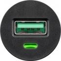 Goobay 18 W, Vehicle charging adapter, Quick Charge 3.0, black