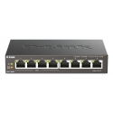 D-Link DGS-1008P/E tīkla pārslēgs Nepārvaldīts L2 Gigabit Ethernet (10/100/1000) Power over Ethernet