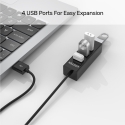 UNITEK Y-2140 keskitin USB 2.0 Type-A 480 Mbit/s Musta UNITEK Y-2140 keskitin USB 2.0 Type-A 480 Mbit/s Musta
