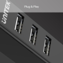 UNITEK Y-2140 jaotur USB 2.0 Type-A 480 Mbit/s Must UNITEK Y-2140 jaotur USB 2.0 Type-A 480 Mbit/s Must