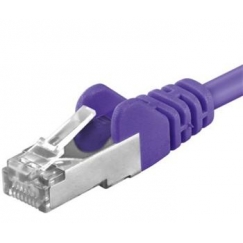 PremiumCord SP6ASFTP005V networking cable Violet 0.5 m Cat6a S/FTP (S-STP)