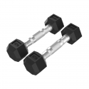 TUNTURI Platinum Hex -kumikäsipainot, 2 x 1 kg