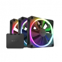 NZXT F120 RGB Triple Pack Kompiuterio korpusui Ventiliatorius 12 cm Juoda 3 vnt