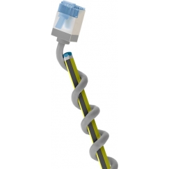 Goobay 74310 networking cable White 5 m Cat6a U/FTP (STP)