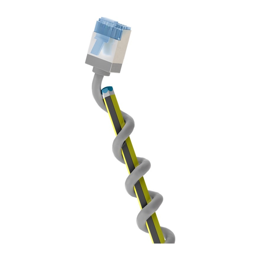 Goobay 74310 tīkla kabelis Balts 5 m Cat6a U/FTP (STP)