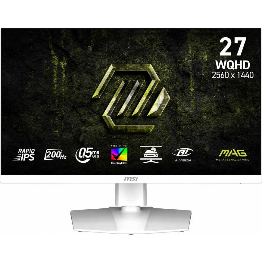 MSI MAG 274QRFW E20 PC lamekuvar 68,6 cm (27") 2560 x 1440 pikslit Wide Quad HD LCD Valge – 3