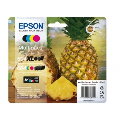 Epson 604XL tintes kārtridžs 4 pcs Oriģināls Augsta (XL) produktivitāte Melns, Tirkīzzils, Fuksīns, Dzeltens
