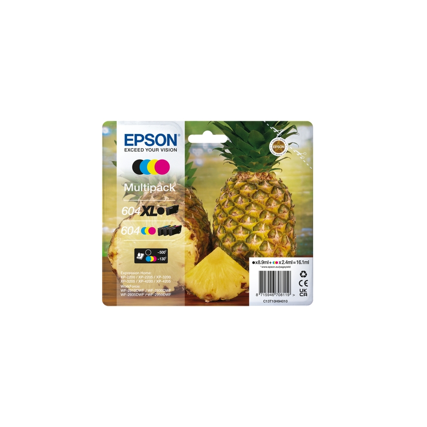 Epson 604XL tintes kārtridžs 4 pcs