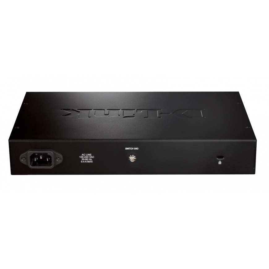 D-Link DGS-1016D/E network switch Unmanaged Black, Metallic – 3