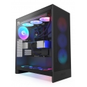 NZXT H7 Flow RGB Midi Tower Melns NZXT H7 Flow RGB Midi Tower Melns