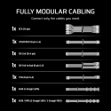 Corsair RMe Series RM650e virtalähdeyksikkö 650 W 24-pin ATX ATX Musta