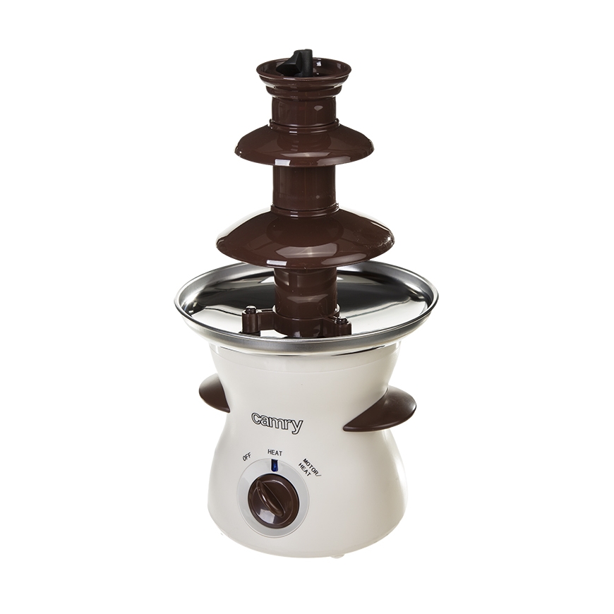 Camry Premium Chocolate fountain CR 4457 šokolado fontanas Ruda, Balta 190 W – 2
