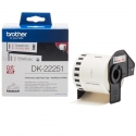Brother DK-22251 marķēšanas lenta Melns un sarkans uz balta Brother DK-22251 marķēšanas lenta Melns un sarkans uz balta