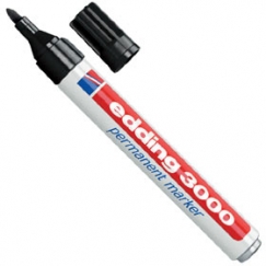 Edding 3000 püsimarker Must 10 tk
