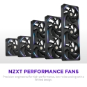 NZXT F280X Arvuti korpus Ventilaator 14 cm Must 1 tk NZXT F280X Arvuti korpus Ventilaator 14 cm Must 1 tk
