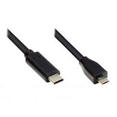 Alcasa GC-M0124 USB кабель 3 m USB Type-C Micro USB Type-B Черный