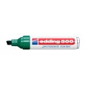 Edding 500 permanent marker Chisel tip Green 10 pc(s)