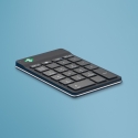 R-Go Tools RGOCONMWLBL цифровая клавиатура Универсальная Bluetooth Черный