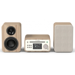 Pure Classic Stereo Mini Namų garso mikro sistema 40 W Ąžuolas, Balta