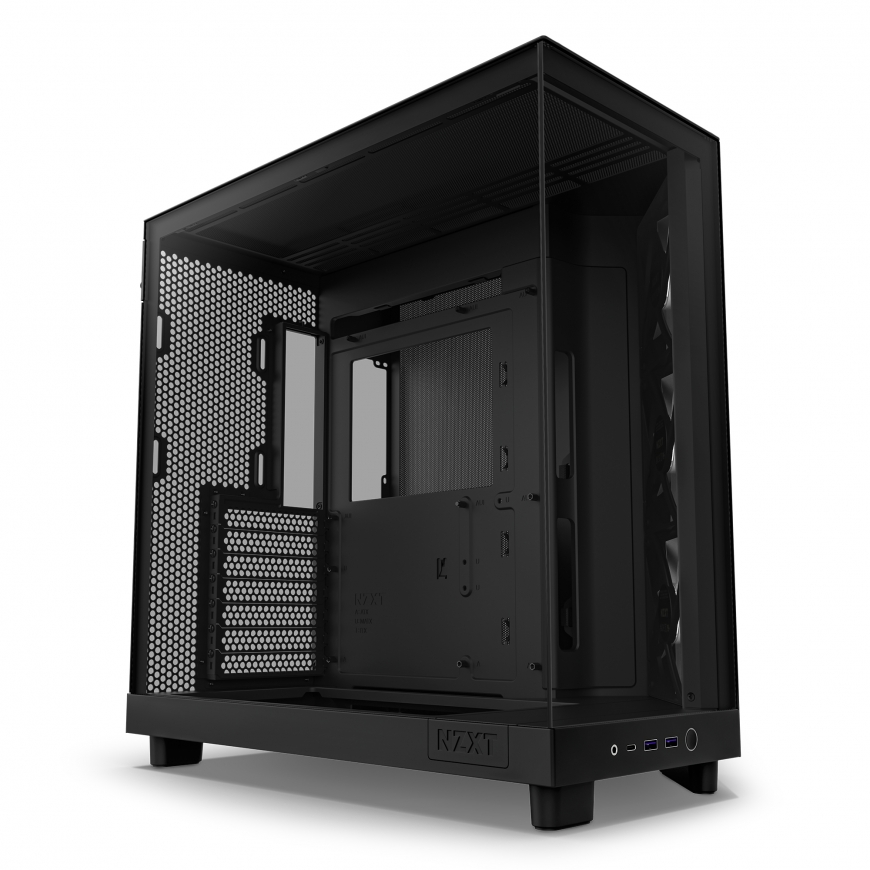 NZXT H6 Flow RGB „Midi Tower“ Juoda – 2