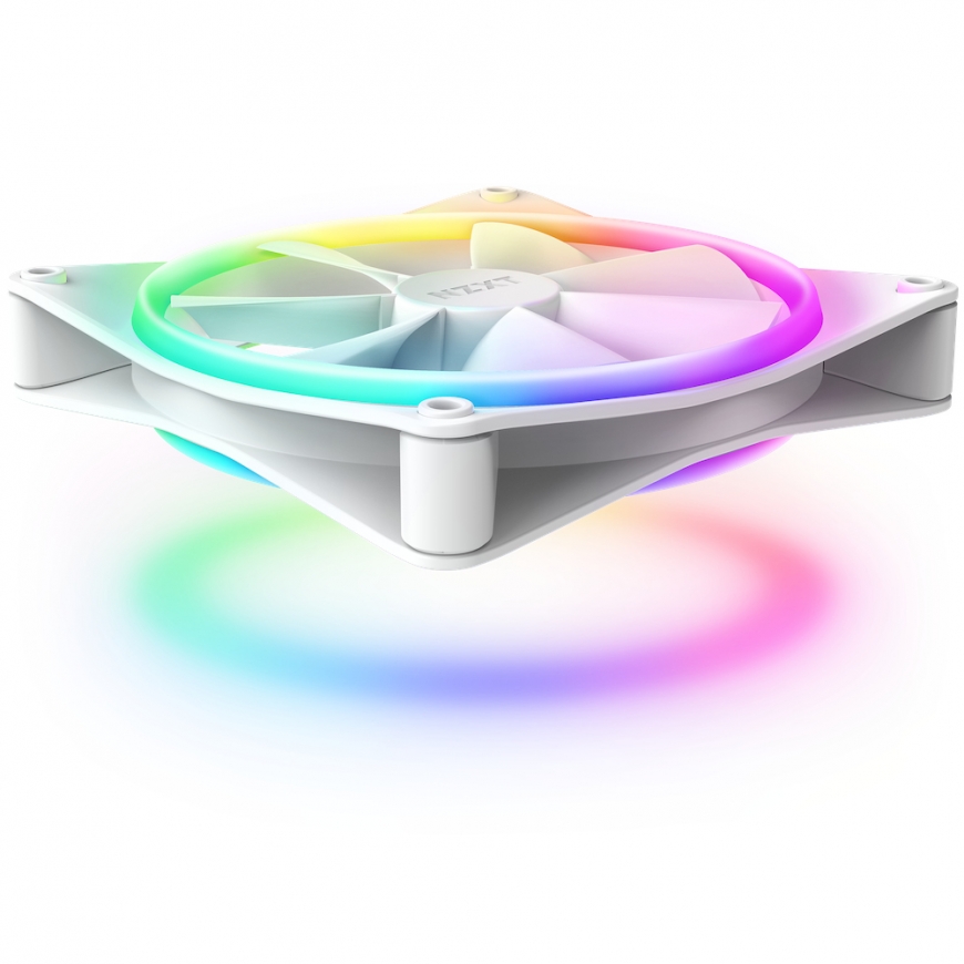 NZXT F140 RGB DUO Twin Pack Kompiuterio korpusui Ventiliatorius 14 cm Balta 2 vnt – 2