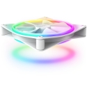 NZXT F140 RGB DUO Twin Pack Kompiuterio korpusui Ventiliatorius 14 cm Balta 2 vnt