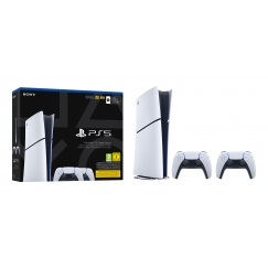 Sony Playstation 5 Slim Digital 825 GB „Wi-Fi“ Juoda, Balta