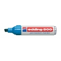 Edding 500 перманентная маркер Скошенный наконечник Синий 10 шт Edding 500 перманентная маркер Скошенный наконечник Синий 10 шт