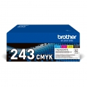 Brother TN-243CMYK tonerio kasetė 1 vnt Originalus Juoda, Žydras, Rausvai raudona, Geltona Brother TN-243CMYK tonerio kasetė 1 vnt Originalus Juoda, Žydras, Rausvai raudona, Geltona