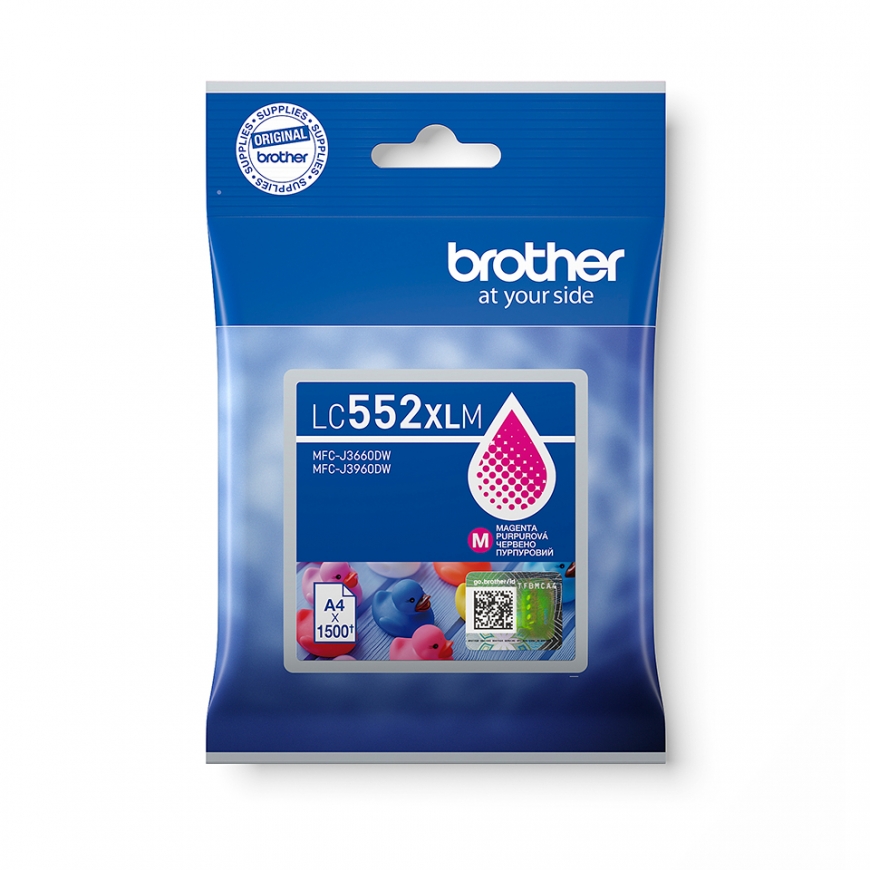 Brother LC552XLM ink cartridge 1 pc(s) Original Magenta