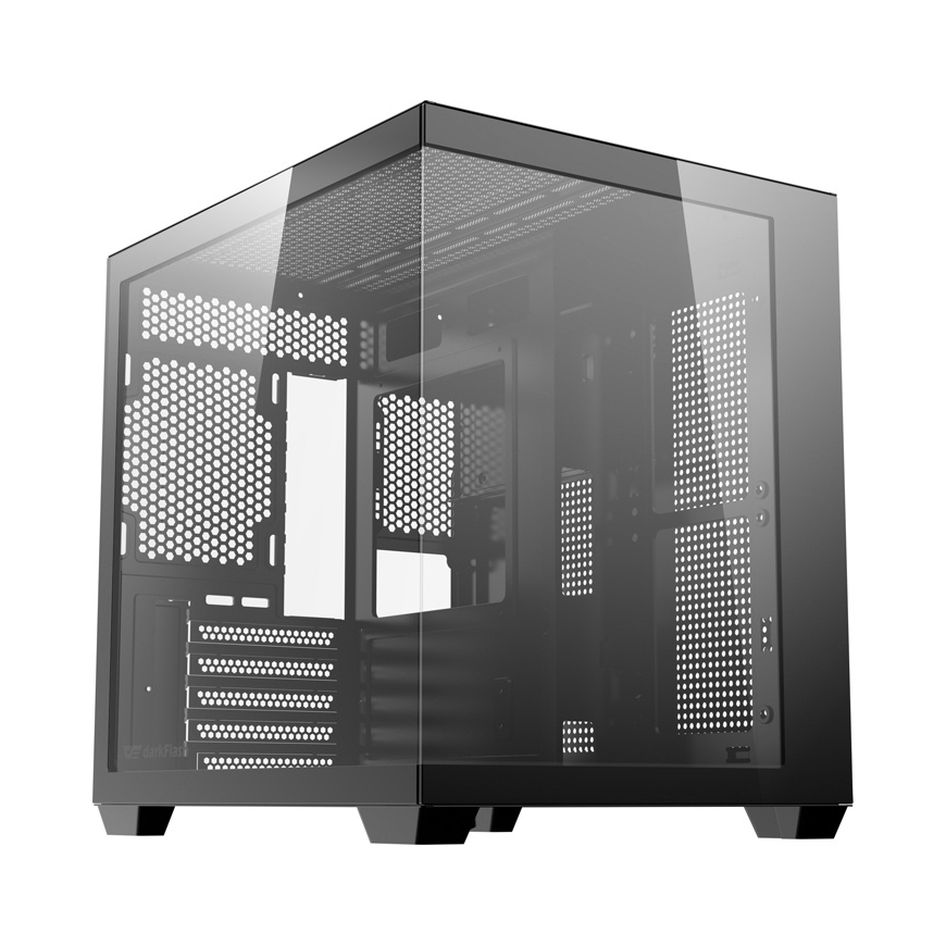 DarkFlash B275 datoru korpuss (melns)