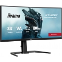 iiyama G-MASTER GCB3484WQSU-B1 computer monitor 86.4 cm (34") 3440 x 1440 pixels UltraWide Quad HD L
