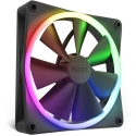 NZXT F140 RGB Kompiuterio korpusui Ventiliatorius 14 cm Juoda 1 vnt