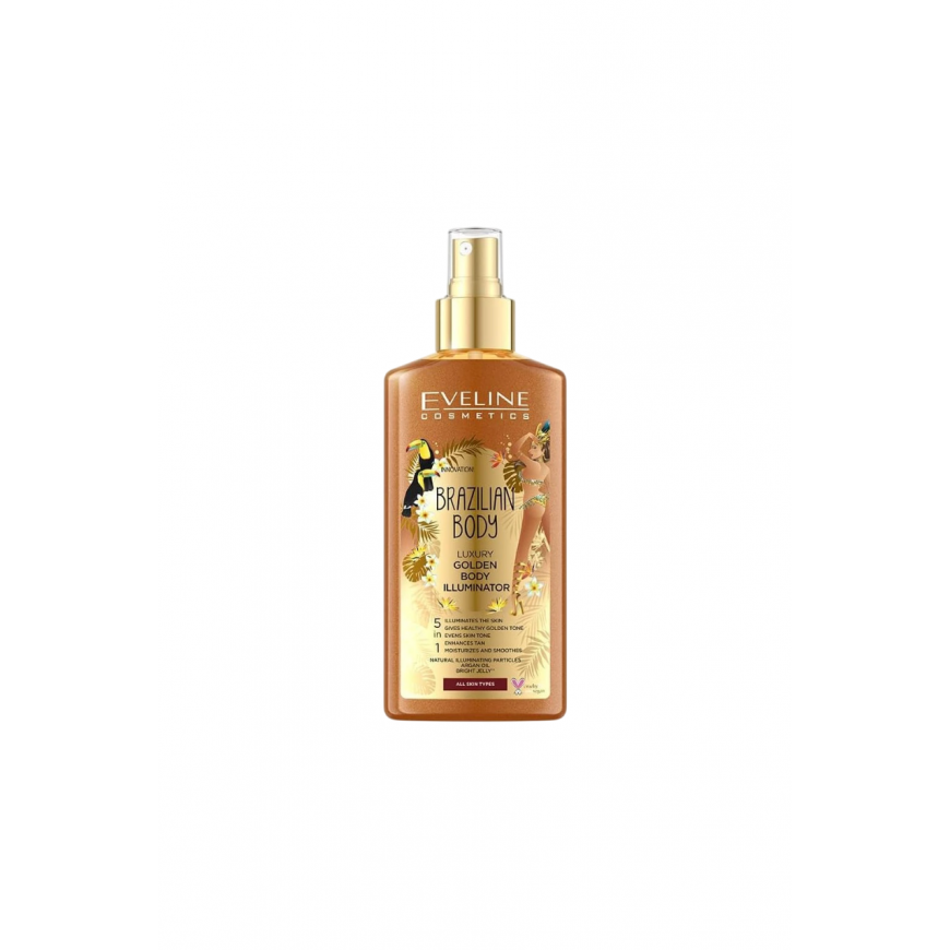 Eveline Cosmetics, Brazilian Body, Illuminating, Body Spray, Exo