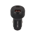 Blavec Car charger BS-04B-C Volt - USB + Type C - QC 3.0 18W PD Blavec Car charger BS-04B-C Volt - USB + Type C - QC 3.0 18W PD