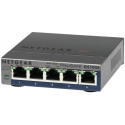 NETGEAR GS105E-200PES tinklo komutatorius Valdomas L2/L3 Gigabit Ethernet (10/100/1000) Pilka NETGEAR GS105E-200PES tinklo komutatorius Valdomas L2/L3 Gigabit Ethernet (10/100/1000) Pilka