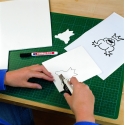 Edding 400 permanentinis žymeklis Raudona 10 vnt Edding 400 permanentinis žymeklis Raudona 10 vnt