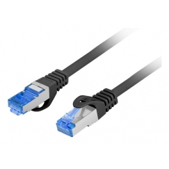 Lanberg PCF6A-10CC tinklo kabelis Juoda 2 m Cat6a S/FTP (S-STP)