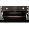 Equip EWM-06-3030-B statnis 6U Pie sienas stiprināms statīvs Melns Equip EWM-06-3030-B statnis 6U Pie sienas stiprināms statīvs Melns