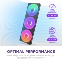 NZXT F420 RGB Core Datora korpusam Ventilators 14 cm Melns 1 pcs NZXT F420 RGB Core Datora korpusam Ventilators 14 cm Melns 1 pcs