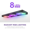 NZXT F420 RGB Core Arvuti korpus Ventilaator 14 cm Must 1 tk NZXT F420 RGB Core Arvuti korpus Ventilaator 14 cm Must 1 tk