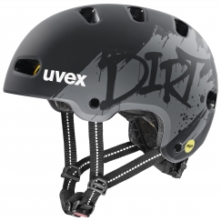 Uvex Kid 4 Style MIPS jalgrattarentk 55 - 58 cm, must matt