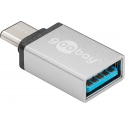 Goobay 56620 kaabli soomuutja USB C USB A Hõbe Goobay 56620 kaabli soomuutja USB C USB A Hõbe